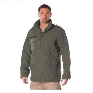Rothco Vintage M-65 Field Jacket, Military Utility Jacket Size Small NWT